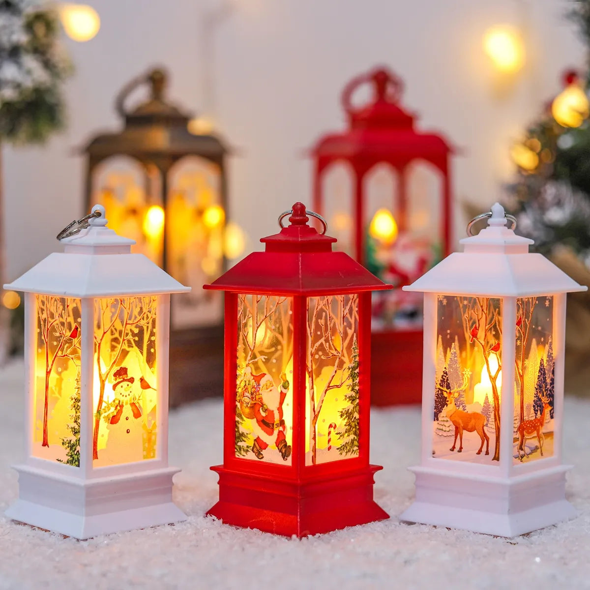 Christmas Lantern | Wireless | LED Light | Christmas Light | Christmas Decor-Grace Aura