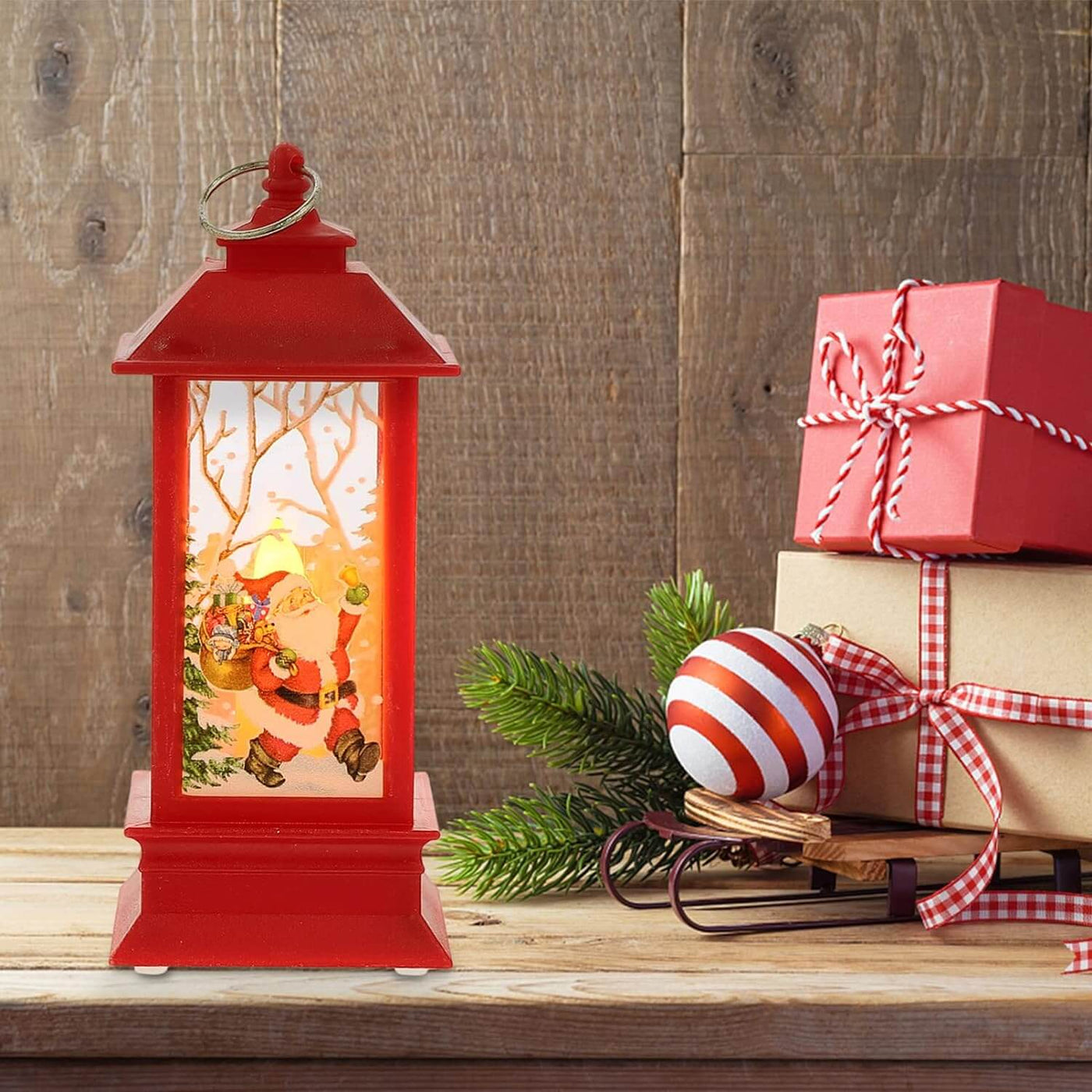 Christmas Lantern | Wireless | LED Light | Christmas Light | Christmas Decor-Grace Aura
