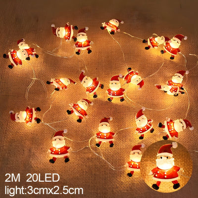Christmas Lights - Festive LED Christmas Decoration String Lights-Grace Aura