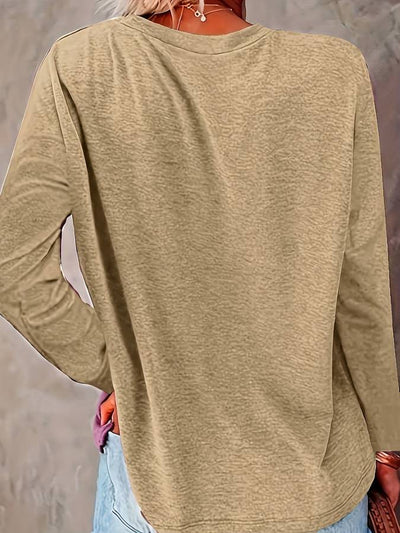 Christmas Pullover - Women's Loose Fit Christmas Tree Long Sleeve Shirt-Grace Aura