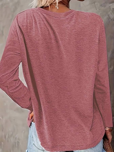 Christmas Pullover - Women's Loose Fit Christmas Tree Long Sleeve Shirt-Grace Aura