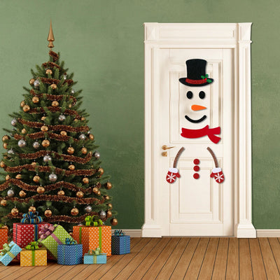 Christmas Stickers - Festive Christmas Door Wall Window Stickers-Grace Aura