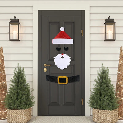 Christmas Stickers - Festive Christmas Door Wall Window Stickers-Grace Aura