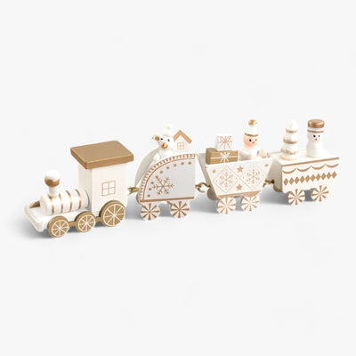 Christmas Train Decor | Wooden | Small | Train Christmas Ornaments | Christmas Decoration-Grace Aura