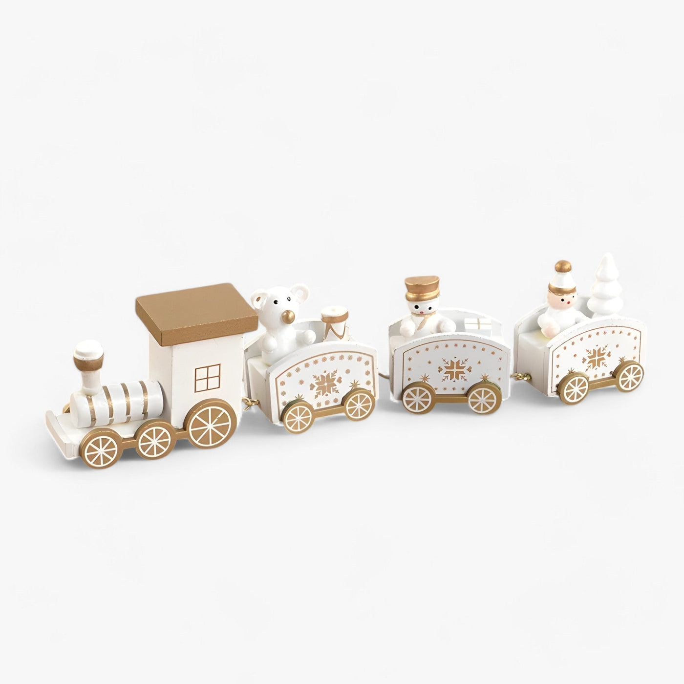 Christmas Train Decor | Wooden | Small | Train Christmas Ornaments | Christmas Decoration-Grace Aura