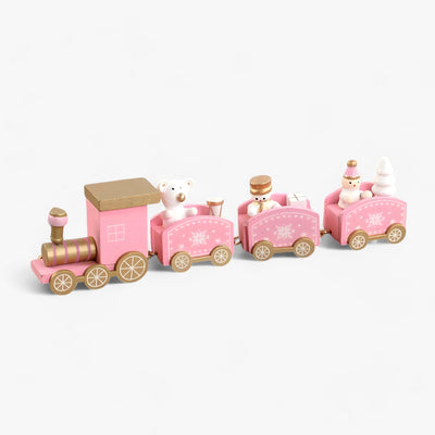 Christmas Train Decor | Wooden | Small | Train Christmas Ornaments | Christmas Decoration-Grace Aura