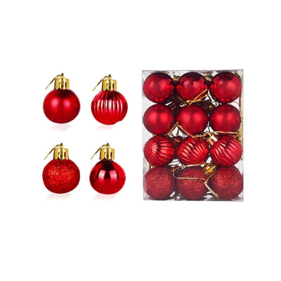 Christmas Tree Baubles - Colorful Christmas Ball Ornament Set-Grace Aura