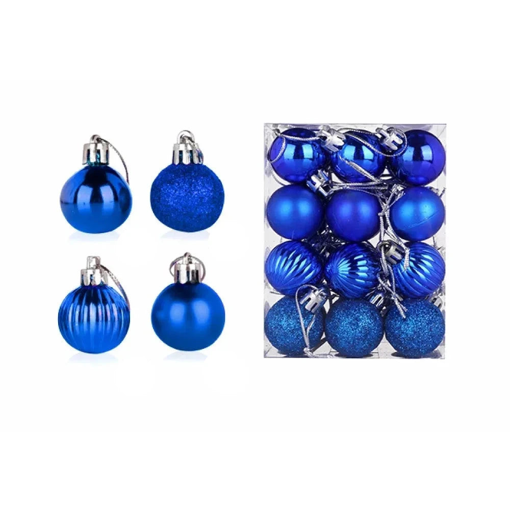 Christmas Tree Baubles - Colorful Christmas Ball Ornament Set-Grace Aura