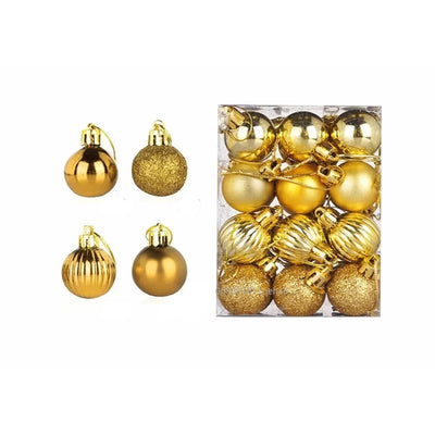 Christmas Tree Baubles - Colorful Christmas Ball Ornament Set-Grace Aura