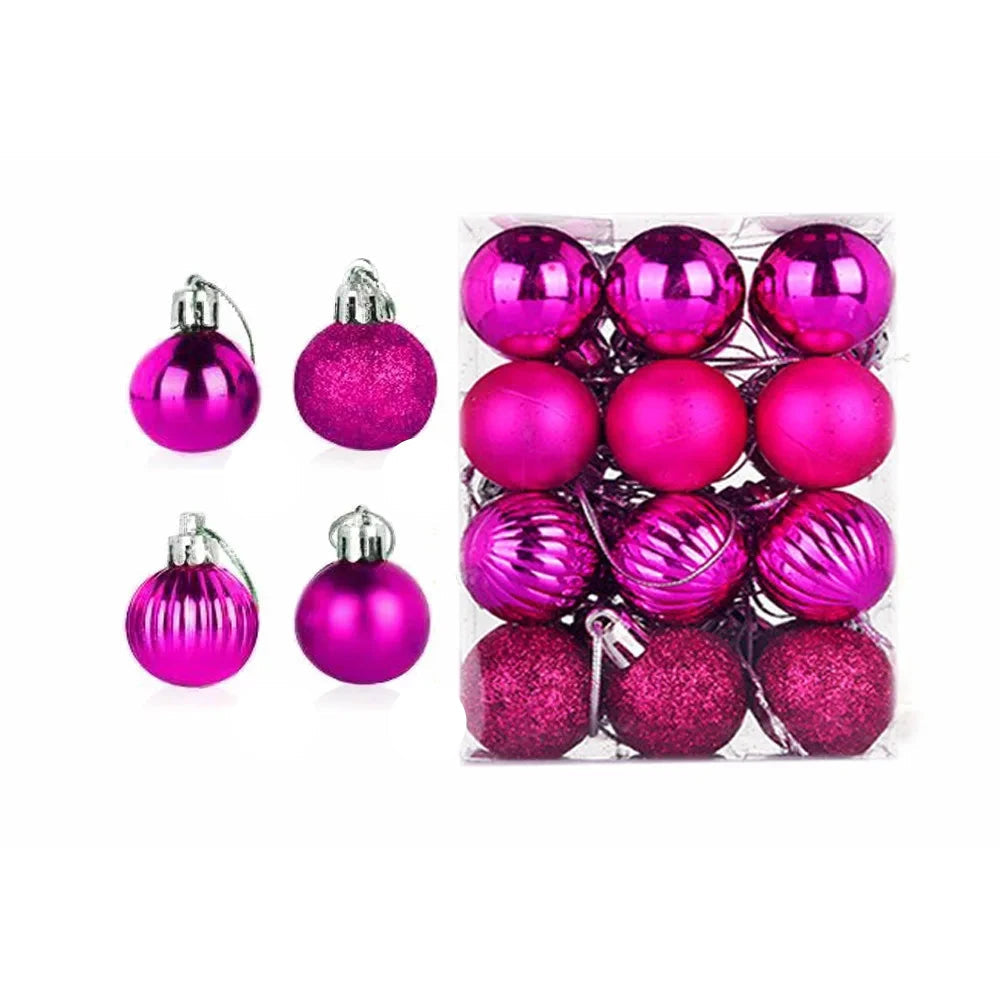 Christmas Tree Baubles - Colorful Christmas Ball Ornament Set-Grace Aura