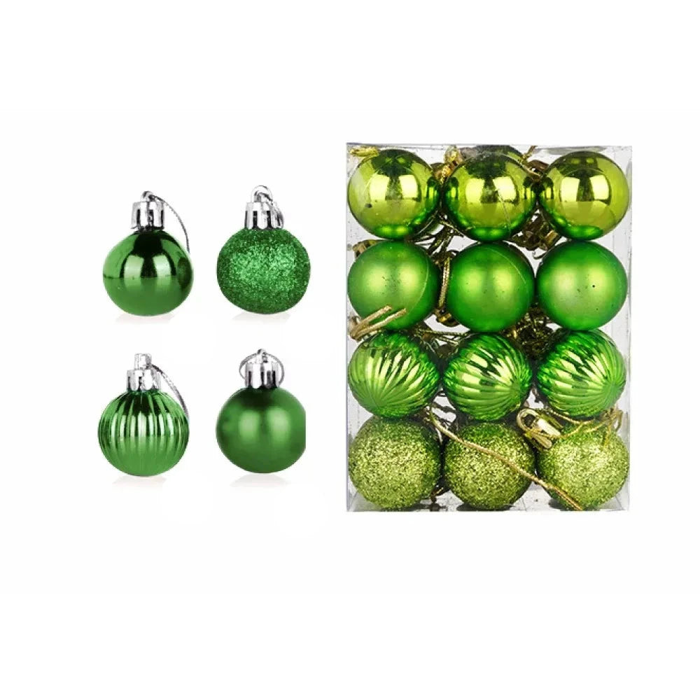 Christmas Tree Baubles - Colorful Christmas Ball Ornament Set-Grace Aura