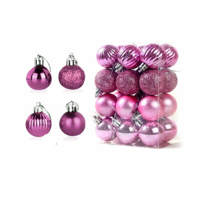 Christmas Tree Baubles - Colorful Christmas Ball Ornament Set-Grace Aura