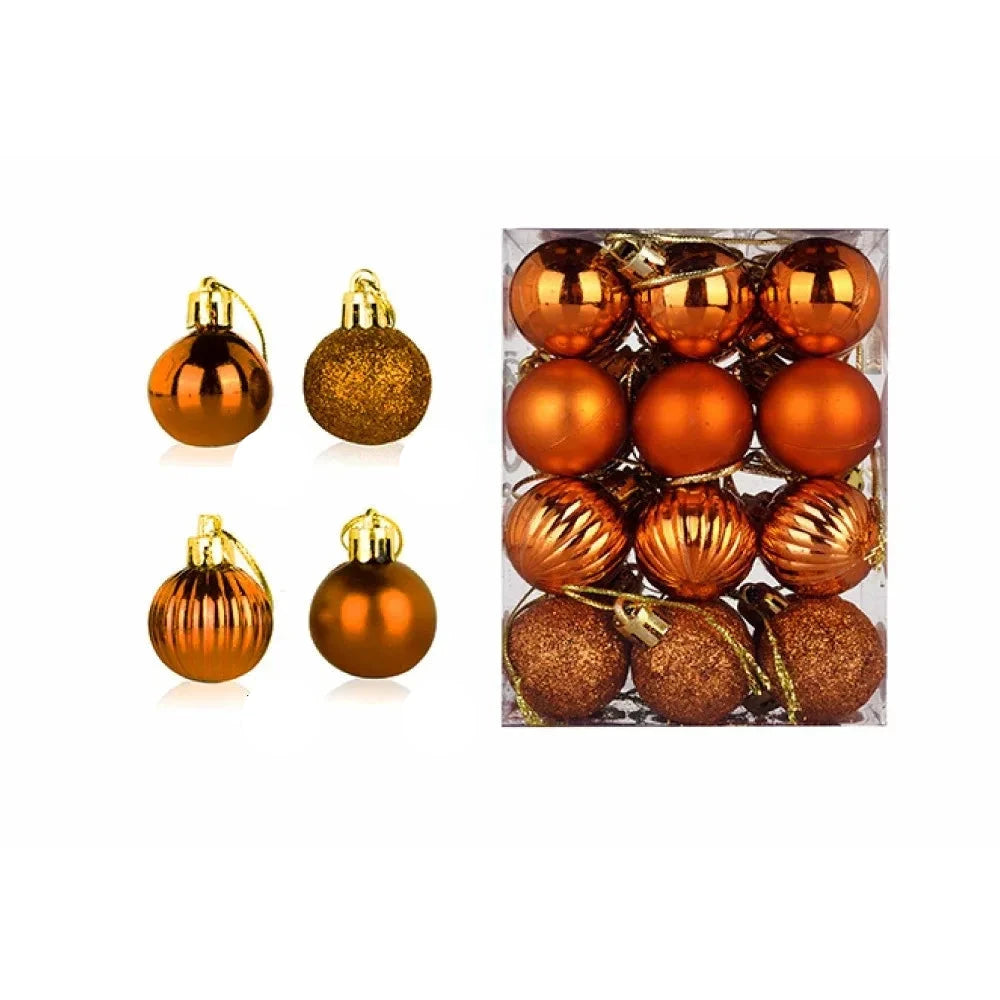 Christmas Tree Baubles - Colorful Christmas Ball Ornament Set-Grace Aura