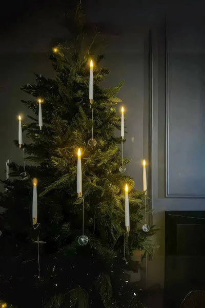 Christmas Tree Candles - Wireless LED Candle Xmas Tree Lights with Clip-On-Grace Aura