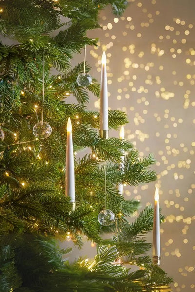 Christmas Tree Candles - Wireless LED Candle Xmas Tree Lights with Clip-On-Grace Aura
