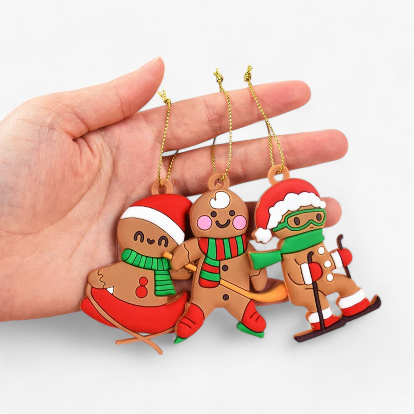 Christmas Tree Decoration - Hanging Gingerbread Ornaments for Christmas Tree-Grace Aura