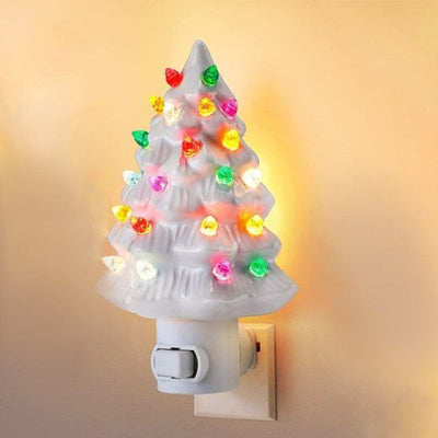 Christmas Tree Night Light - Plug-In Festive LED Christmas Night Light-Grace Aura