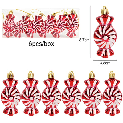 Christmas Tree Ornaments - Hanging - Candy Decor - Christmas Baubles - Christmas Decoration-Grace Aura