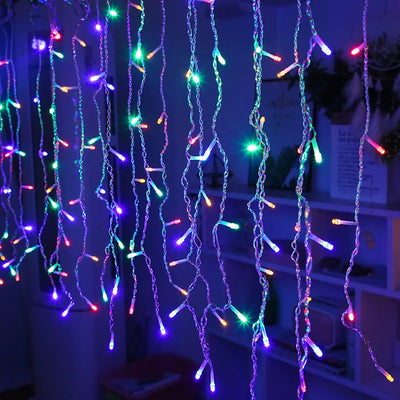 Christmas Window Lights - Hanging Indoor Outdoor Christmas String Lights-Grace Aura