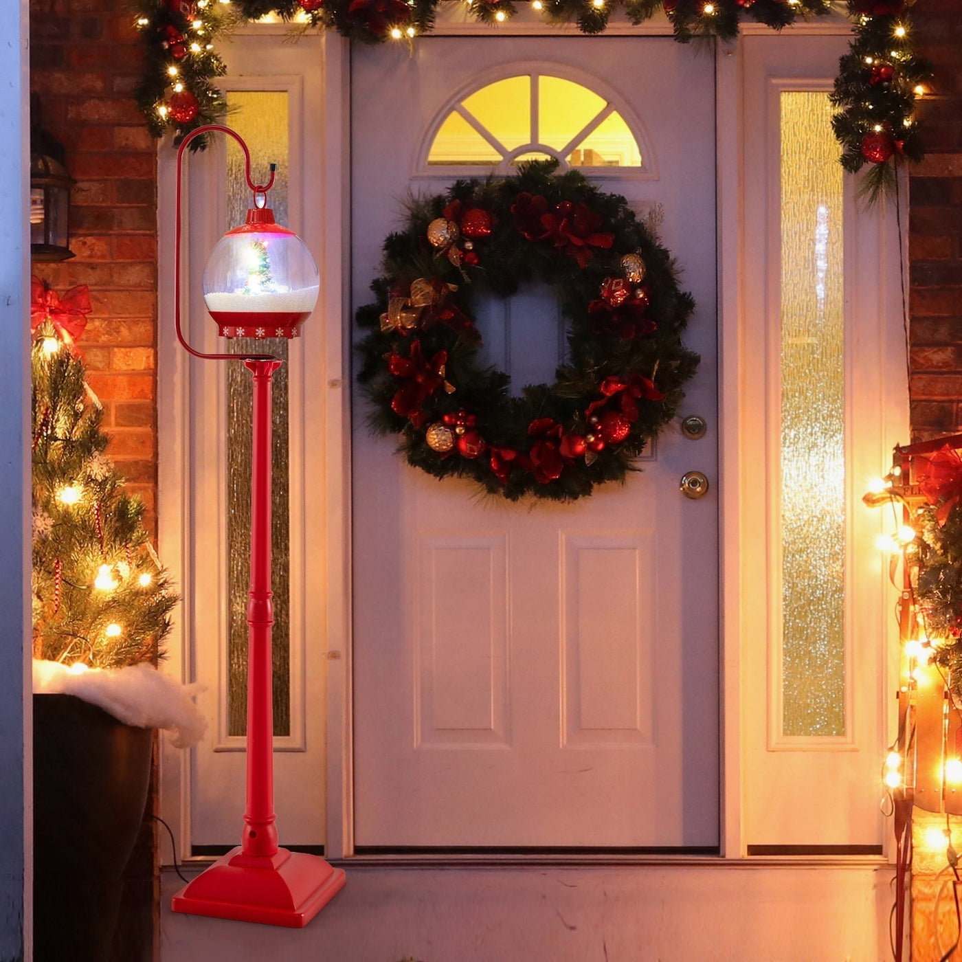 Christmas lamppost - Indoor - Outdoor - Xmas Light Post - Christmas Decoration-Grace Aura