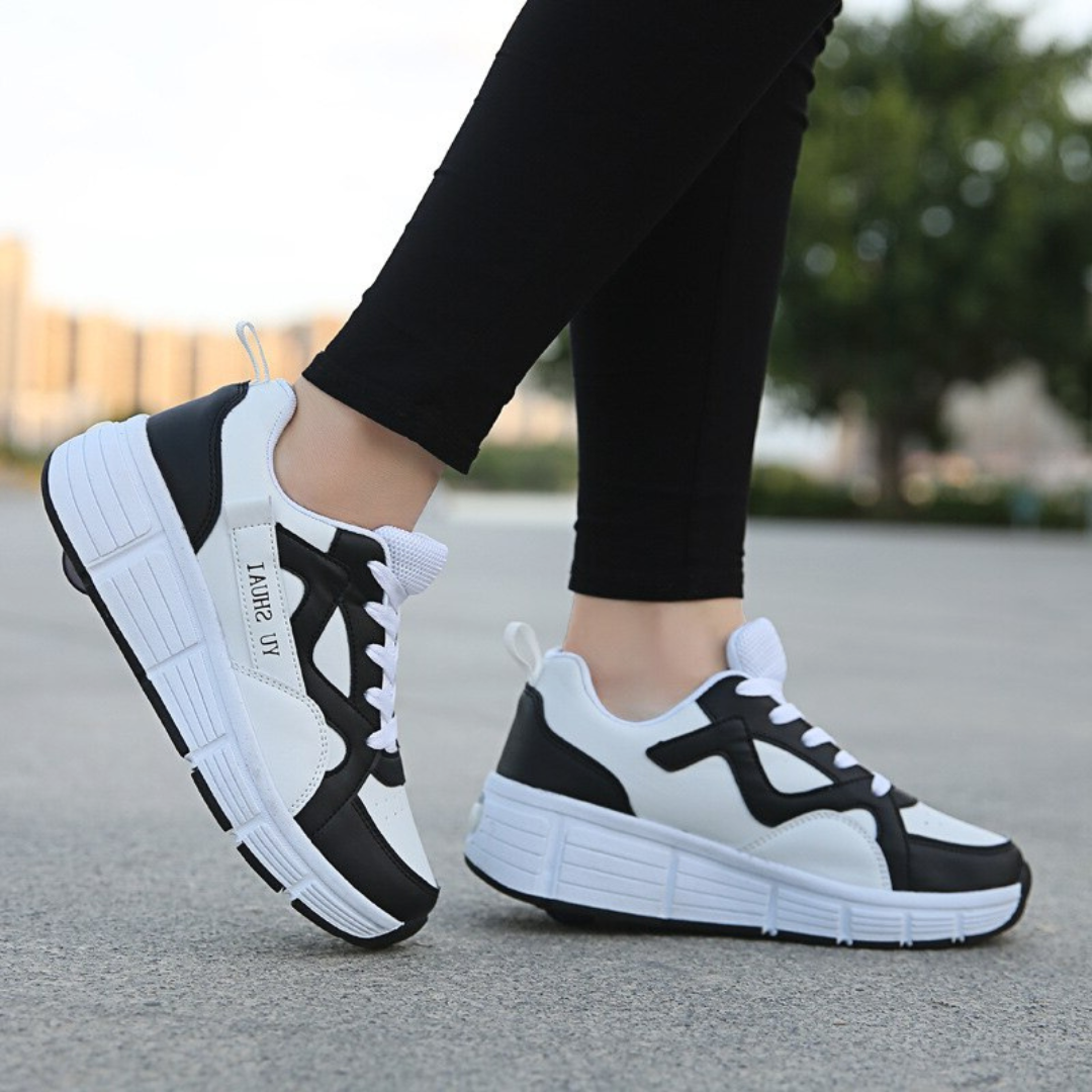 Clark Heelie Sneakers | Roll everywhere with the wheels-Grace Aura