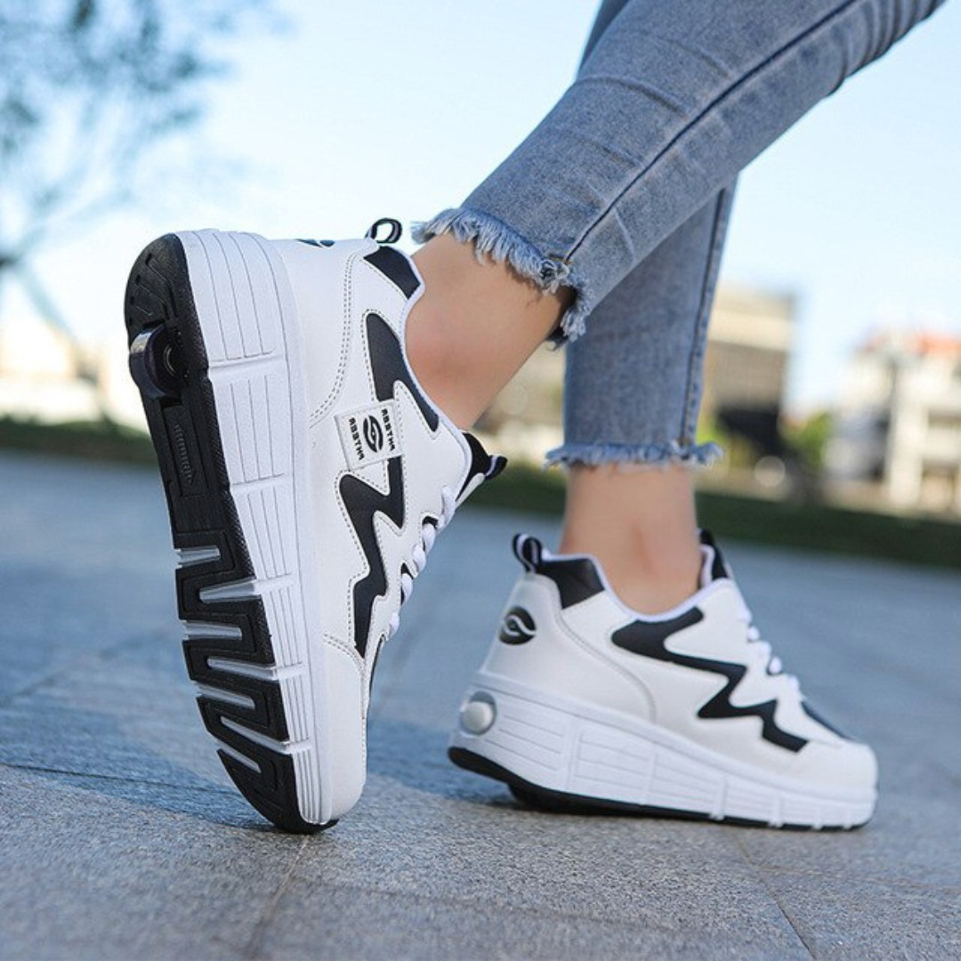 Clark Heelie Sneakers | Roll everywhere with the wheels-Grace Aura