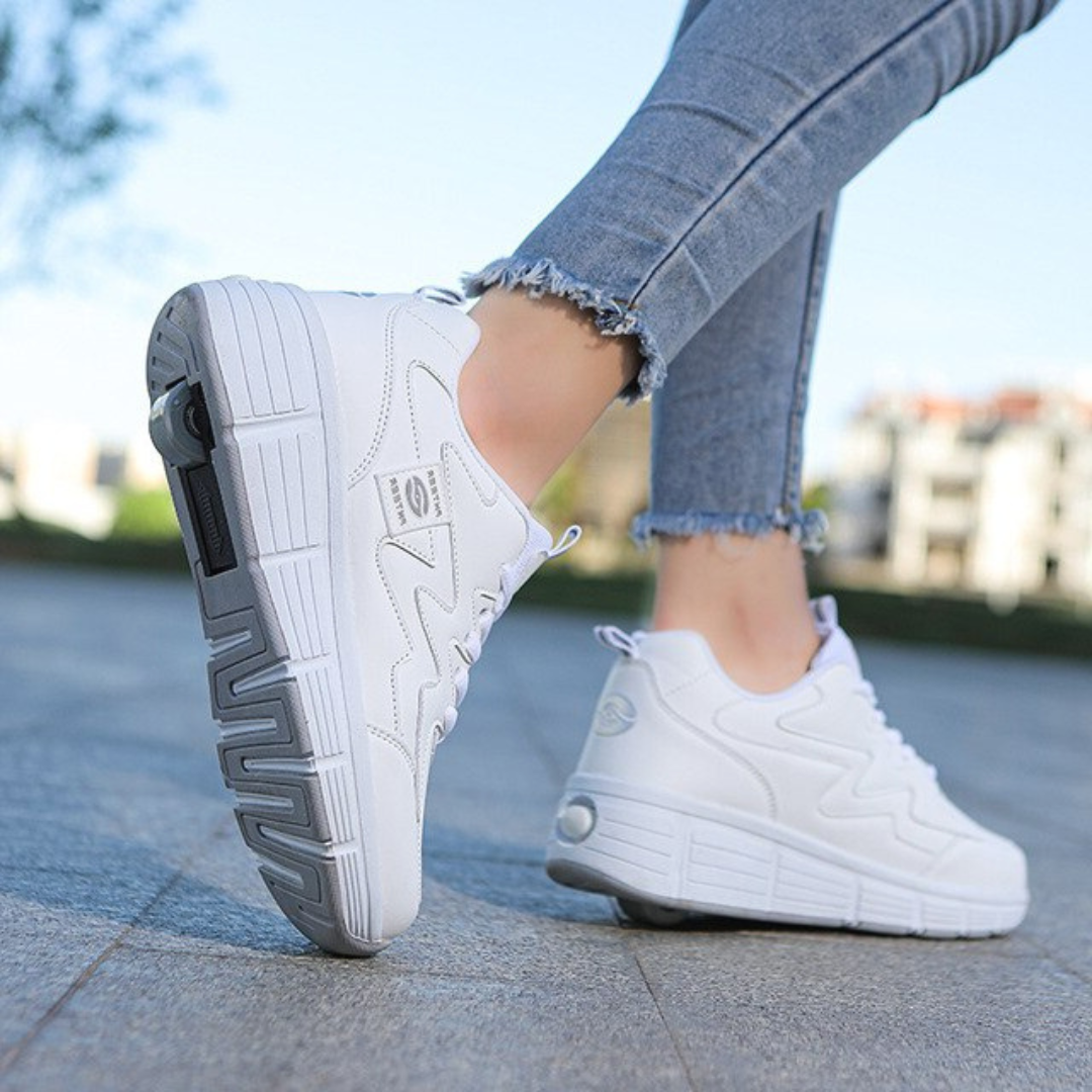 Clark Heelie Sneakers | Roll everywhere with the wheels-Grace Aura