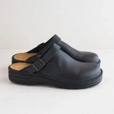Clogs | Comfortable | Slip-On | Leather Slippers | Men's Shoes-Grace Aura