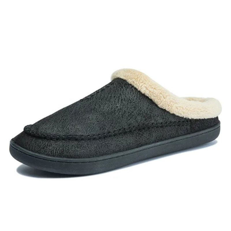 CloudSoft Indoor Slippers | Fleece-lined men's slippers to slip into-Grace Aura
