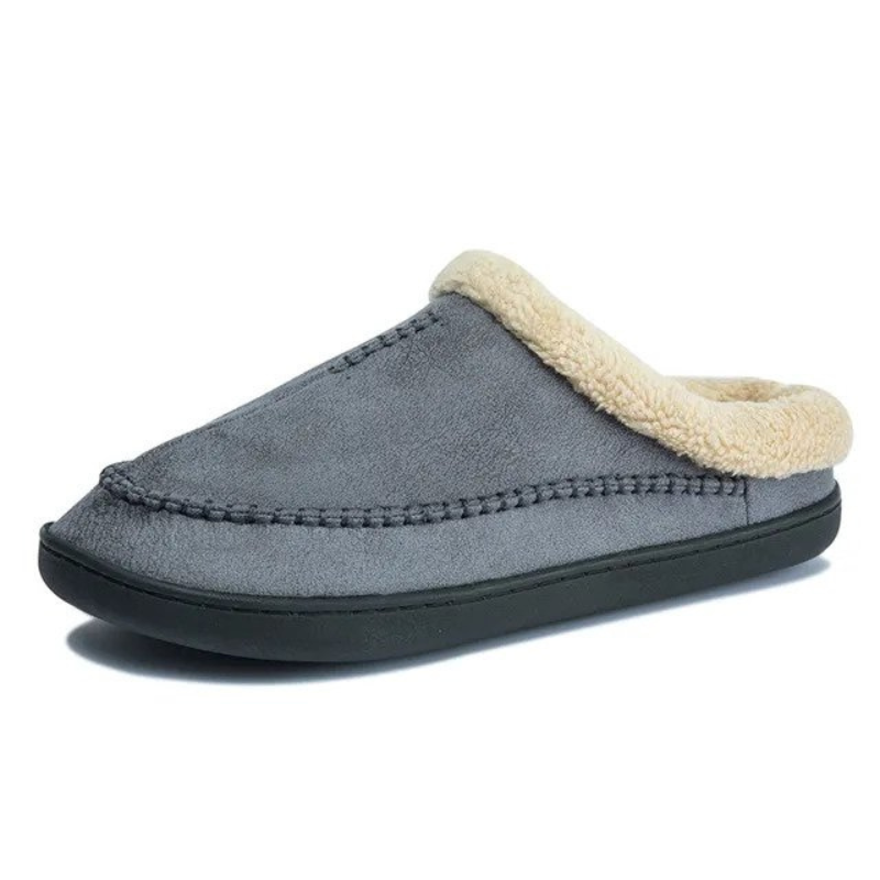CloudSoft Indoor Slippers | Fleece-lined men's slippers to slip into-Grace Aura