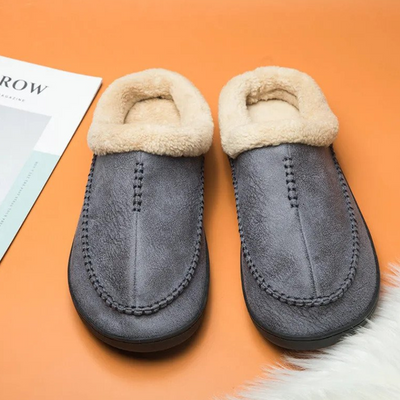 CloudSoft Indoor Slippers | Fleece-lined men's slippers to slip into-Grace Aura