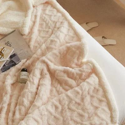 Cozy Sherpa Blanket - Fluffy - Winter - Plush Blanket - Fleece Blanket-Grace Aura