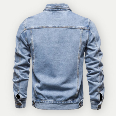 Denim Jacket - Classic - Regular Fit - Jean Jacket - Mens Denim Jacket-Grace Aura