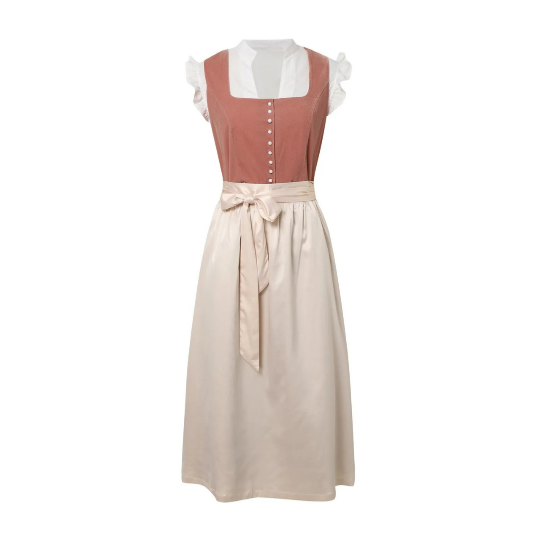 Dirndl | Short Sleeve | Midi | Octoberfest Dress | Octoberfest Women's Outfit-Grace Aura