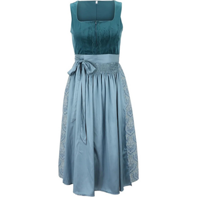Dirndl | Traditional | Blue | Dirndl Dress | Dirndl Oktoberfest-Grace Aura