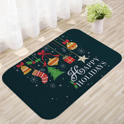 Door Mat - Anti-Slip Christmas Decor Funny Santa Carpet-Grace Aura