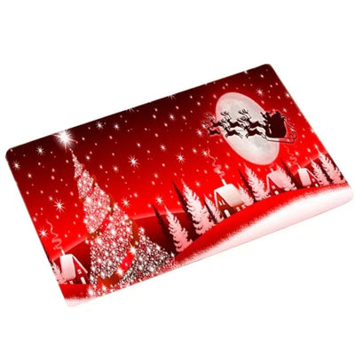 Door Mat - Anti-Slip Christmas Decor Funny Santa Carpet-Grace Aura