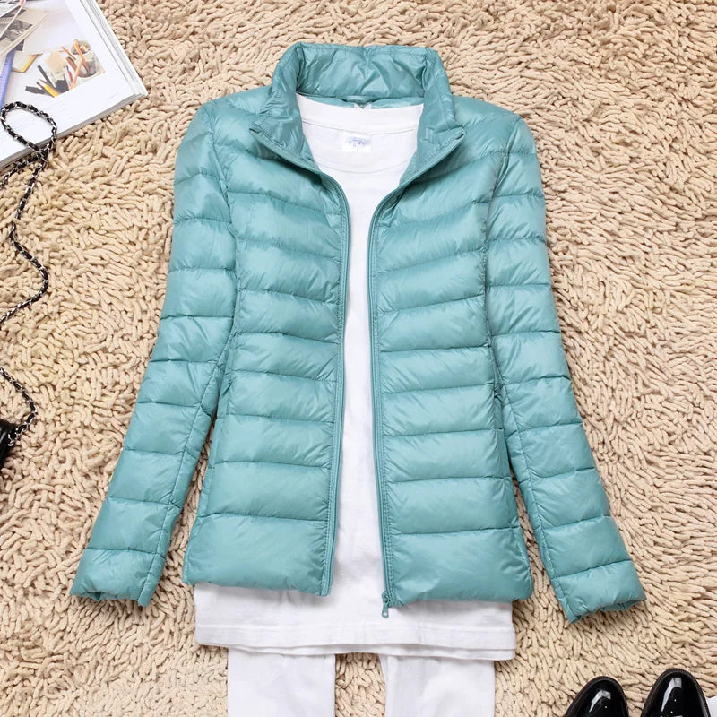 Down Jacket | Hooded | Lightweight | Puffer Jacket | Winter Jackets Women-Grace Aura