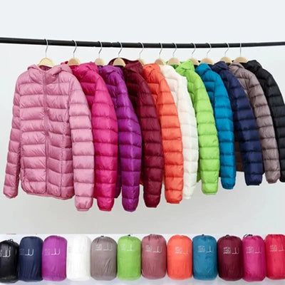 Down Jacket | Hooded | Lightweight | Puffer Jacket | Winter Jackets Women-Grace Aura