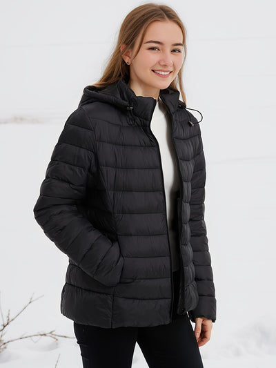 Down Jacket | Hooded | Lightweight | Puffer Jacket | Women's Winter Jackets -Grace Aura