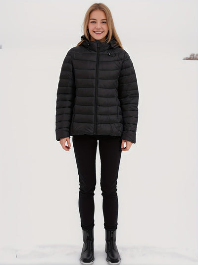 Down Jacket | Hooded | Lightweight | Puffer Jacket | Women's Winter Jackets -Grace Aura