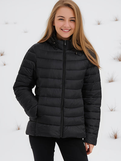 Down Jacket | Hooded | Lightweight | Puffer Jacket | Women's Winter Jackets -Grace Aura
