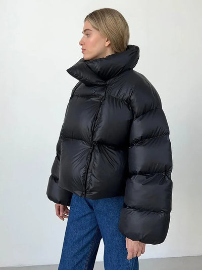 Down Jacket - Short - Padded - Winter Jacket - Puffer Jacket Women-Grace Aura
