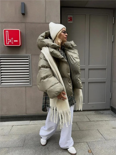 Down Jacket - Short - Padded - Winter Jacket - Puffer Jacket Women-Grace Aura