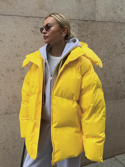 Down Jacket - Short - Padded - Winter Jacket - Puffer Jacket Women-Grace Aura