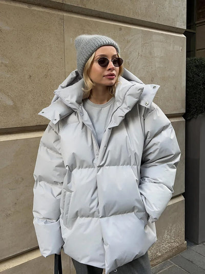 Down Jacket - Short - Padded - Winter Jacket - Puffer Jacket Women-Grace Aura