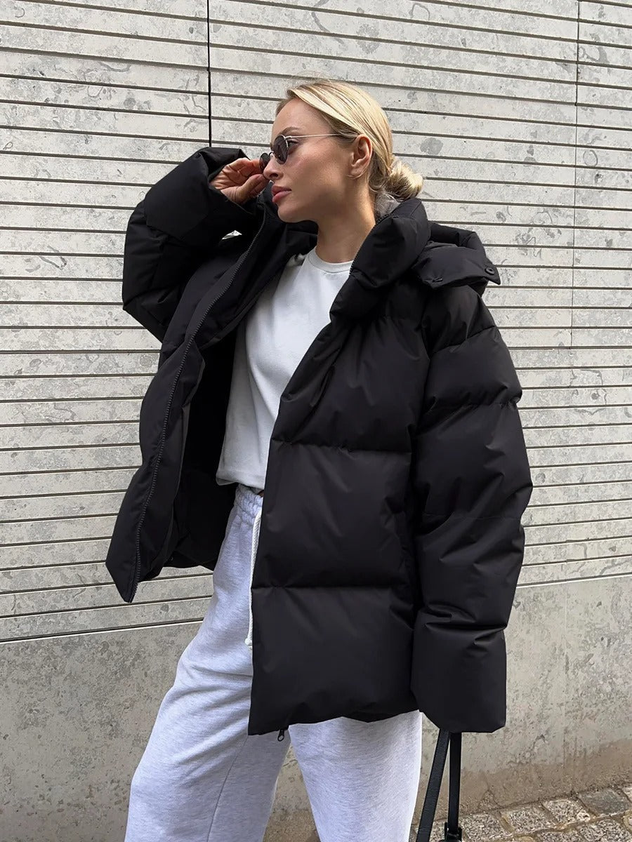 Down Jacket - Short - Padded - Winter Jacket - Puffer Jacket Women-Grace Aura