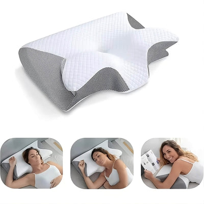 Ergonomic Pillow - Support - Neck Pillow - Orthopedic Pillow - Memory Foam Pillow-Grace Aura
