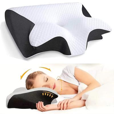 Ergonomic Pillow - Support - Neck Pillow - Orthopedic Pillow - Memory Foam Pillow-Grace Aura
