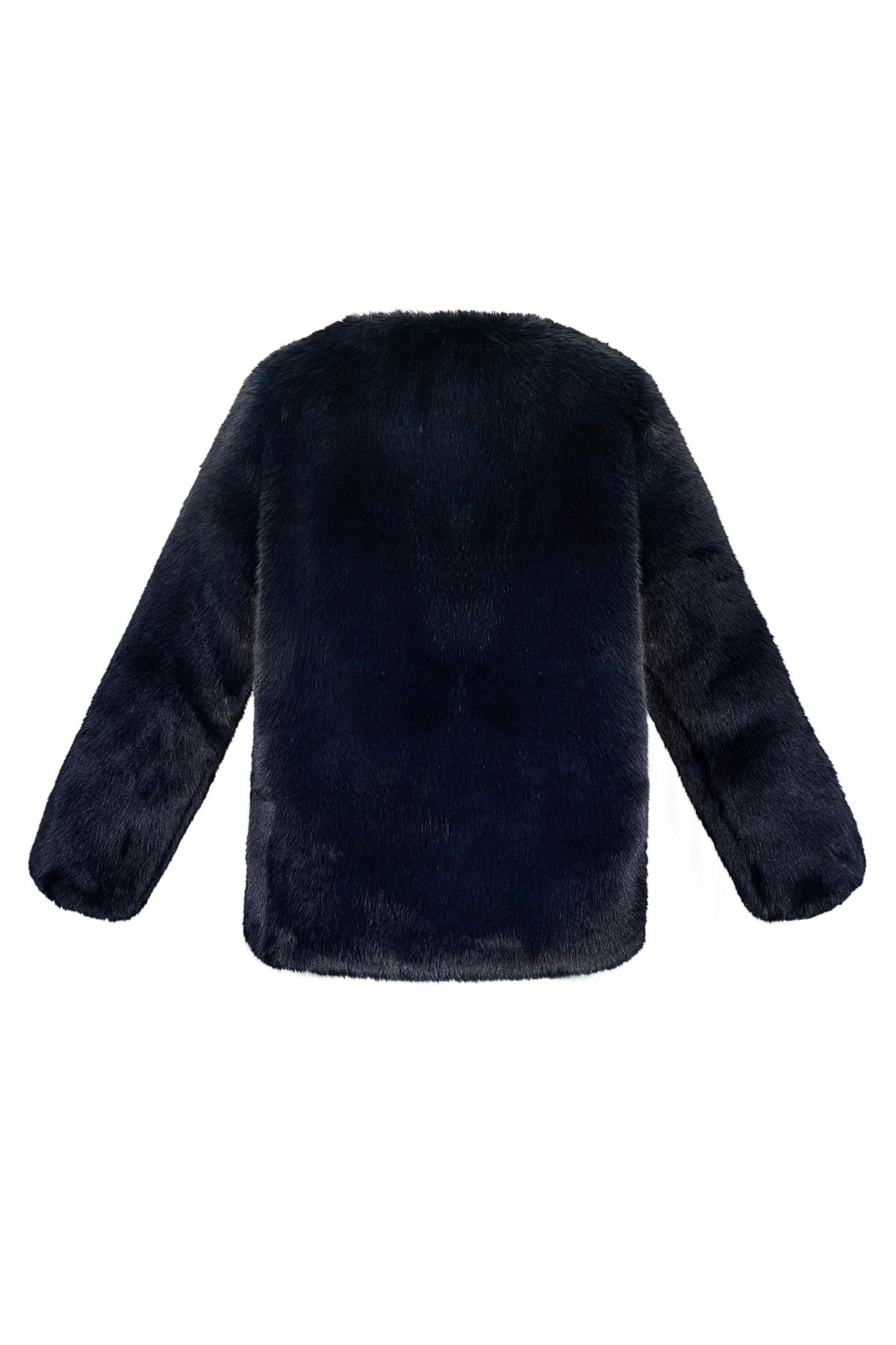 Faux Fur Coat - Women's Fluffy Fake Fur Jacket for Winter-Grace Aura